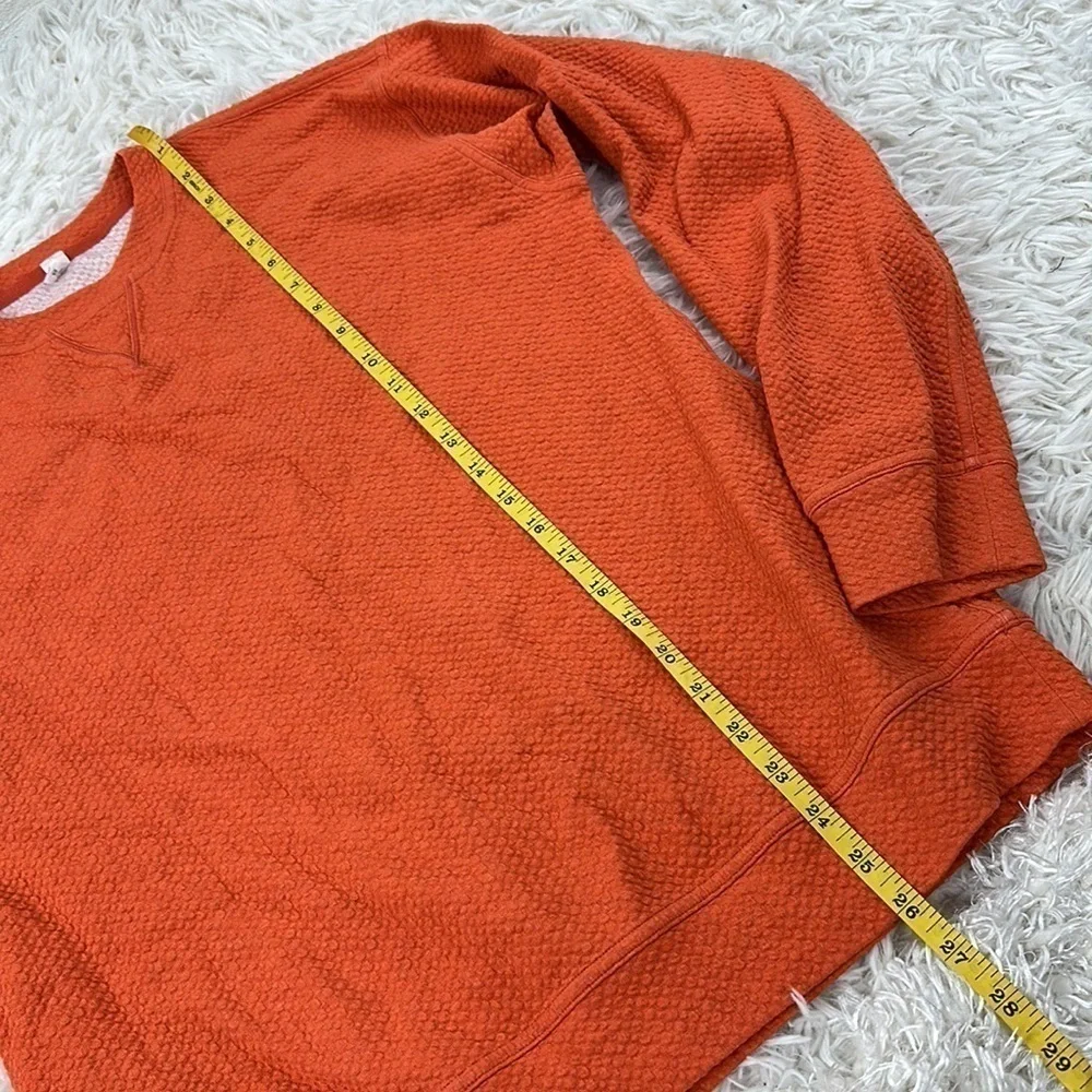Lululemon All Yours Crew *Bubble Dot Heathered Brick / White